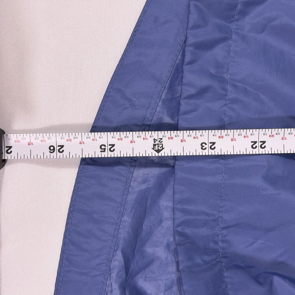 Columbia Women’s Blue Sustina Windbreaker, Cinched Waist, Stowaway Hoodie M - Picture 10 of 16